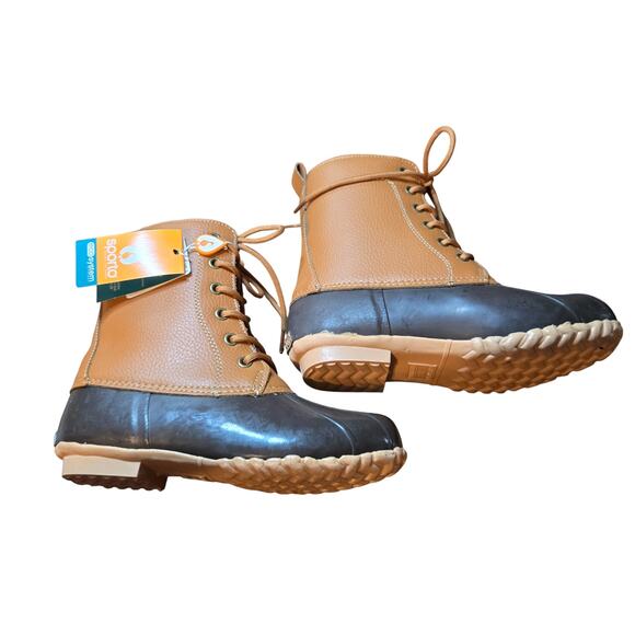 NWT Sporto 7 Men's Thermolite Insulated Water Resistant Duck Boots Shoes New - Picture 5 of 8